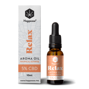 CBD OLIE VOOR ONTSPANNING 5%- HAPPEASE TROPICAL SUNRISE (10ML)